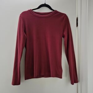 Gap Women's Long Sleeve Dark Red